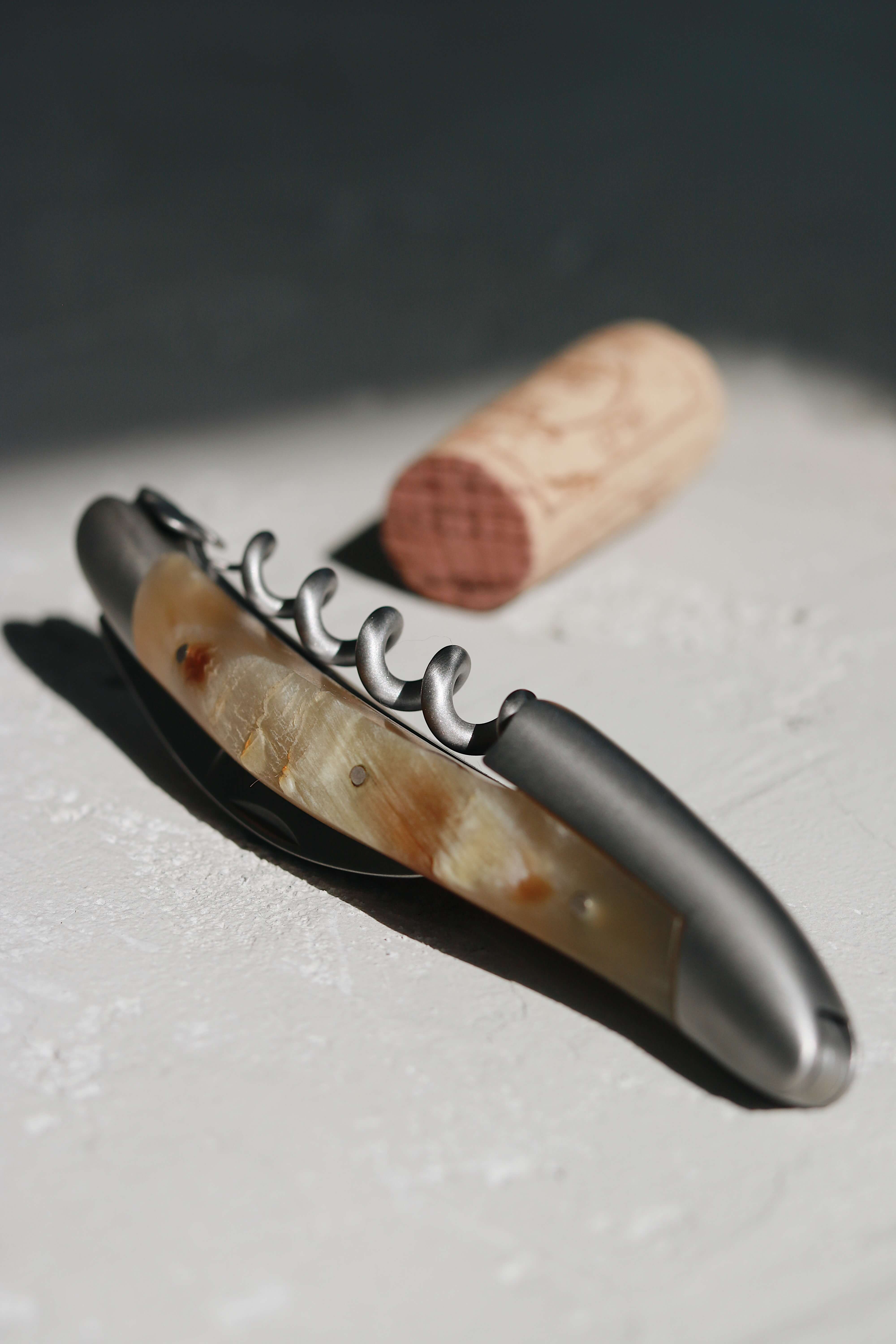 Forge De Laguiole Sommelier Aubrac Horn Satin finish – Laguiole Le