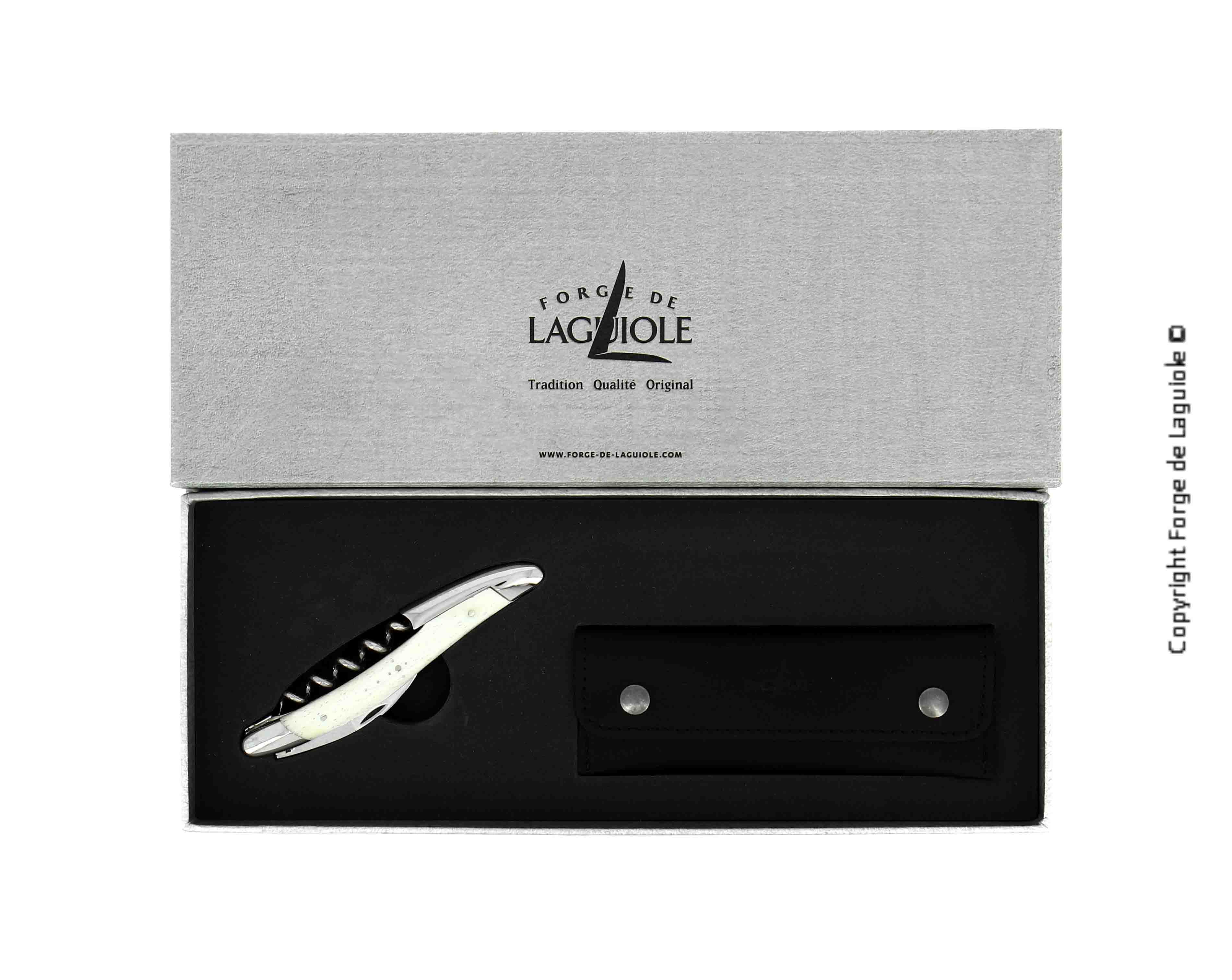 Forge De Laguiole Sommelier Bone Corkscrew with High polish finish