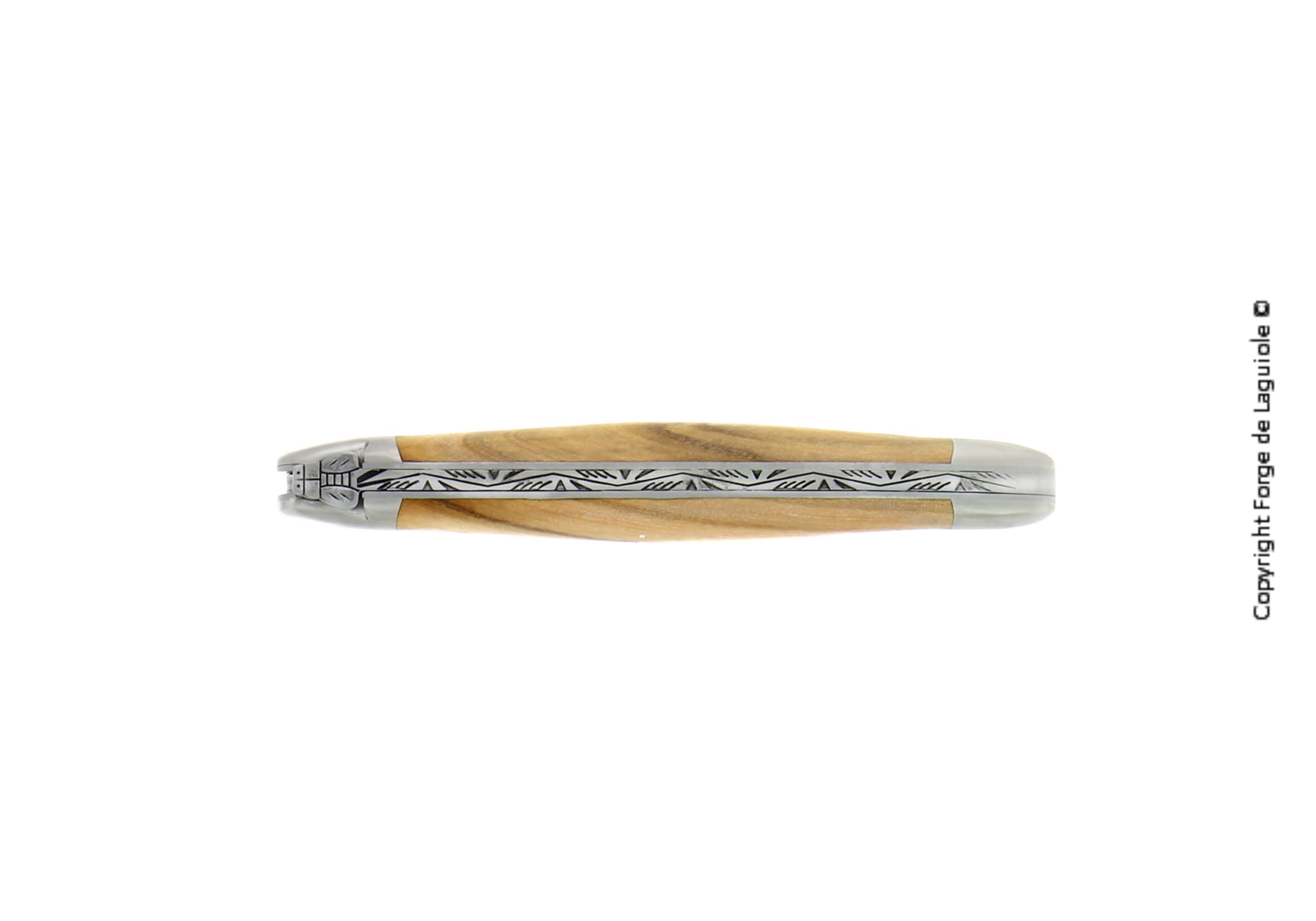 Forge De Laguiole, Pocket knife, 11 cm, olivewood handle, matt finish