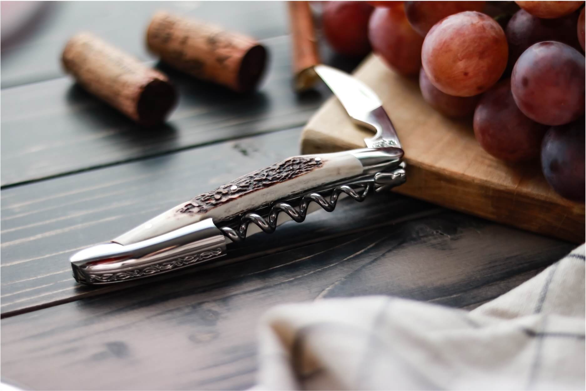 Forge De Laguiole Sommelier Deer Antlers High polish finish
