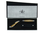 Forge De Laguiole, Pocket knife, 11 cm, olivewood handle, matt finish