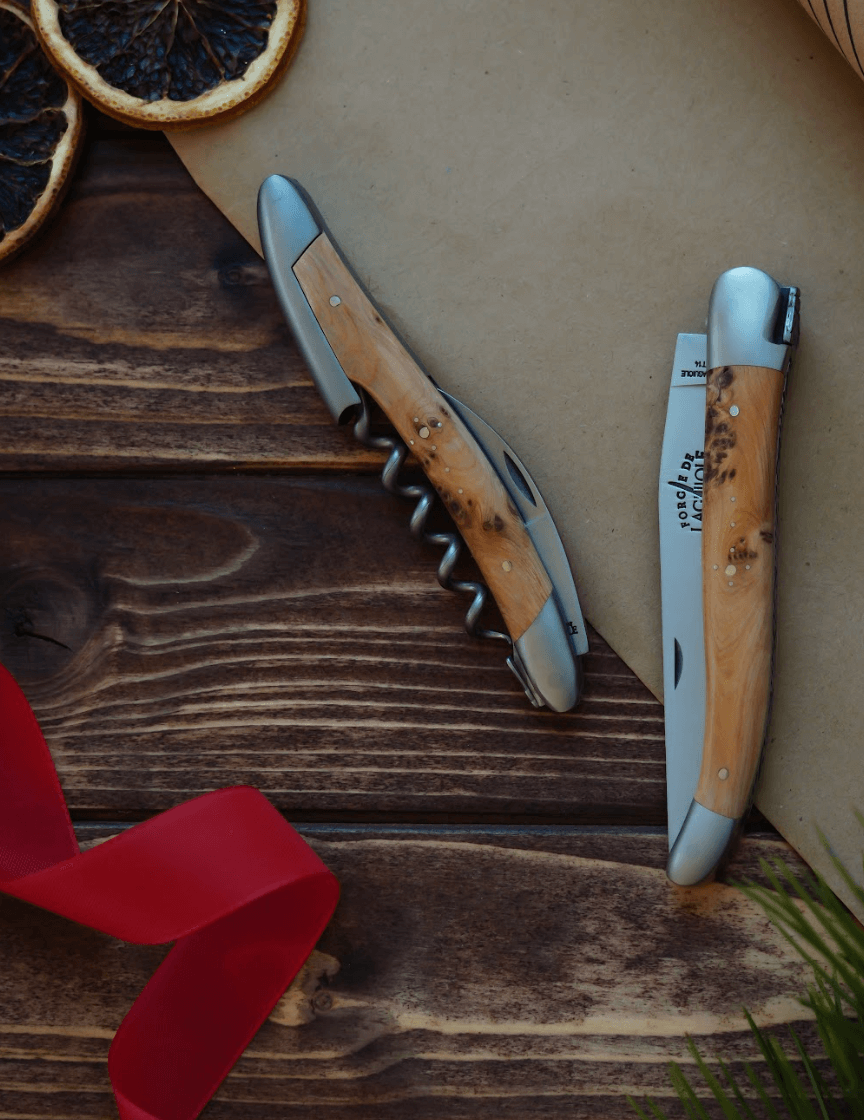 Giftset - Juniper - Sommelier wineopener and pocketknife