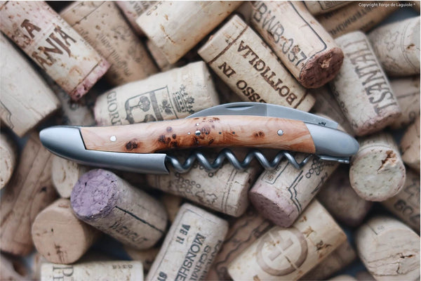 Forge De Laguiole Sommelier Enebør (Juniper) og Satin finish