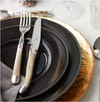 Forge De Laguiole with Light Horn handle and Brilliant Stainless Steel Blade