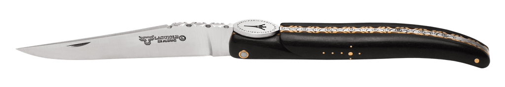 Laguiole En Aubrac - ORIGINE TOUR EIFFEL - Lommekniv med ibenholt håndtag