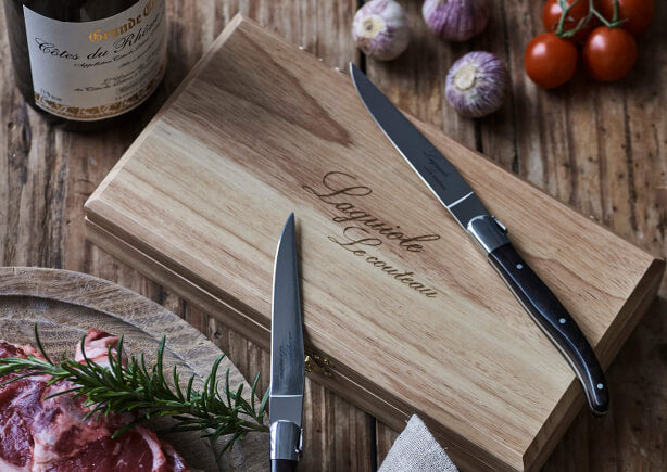 Laguiole Le Couteau knives - EBONY
