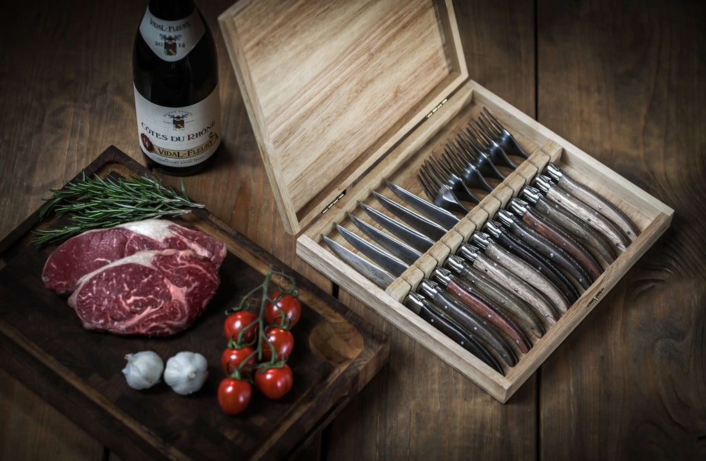 Laguiole Le couteau - 6 knives and forks