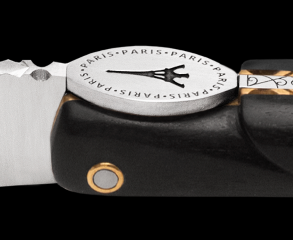 Laguiole En Aubrac - ORIGINE TOUR EIFFEL - Pocketknife with ebony handle