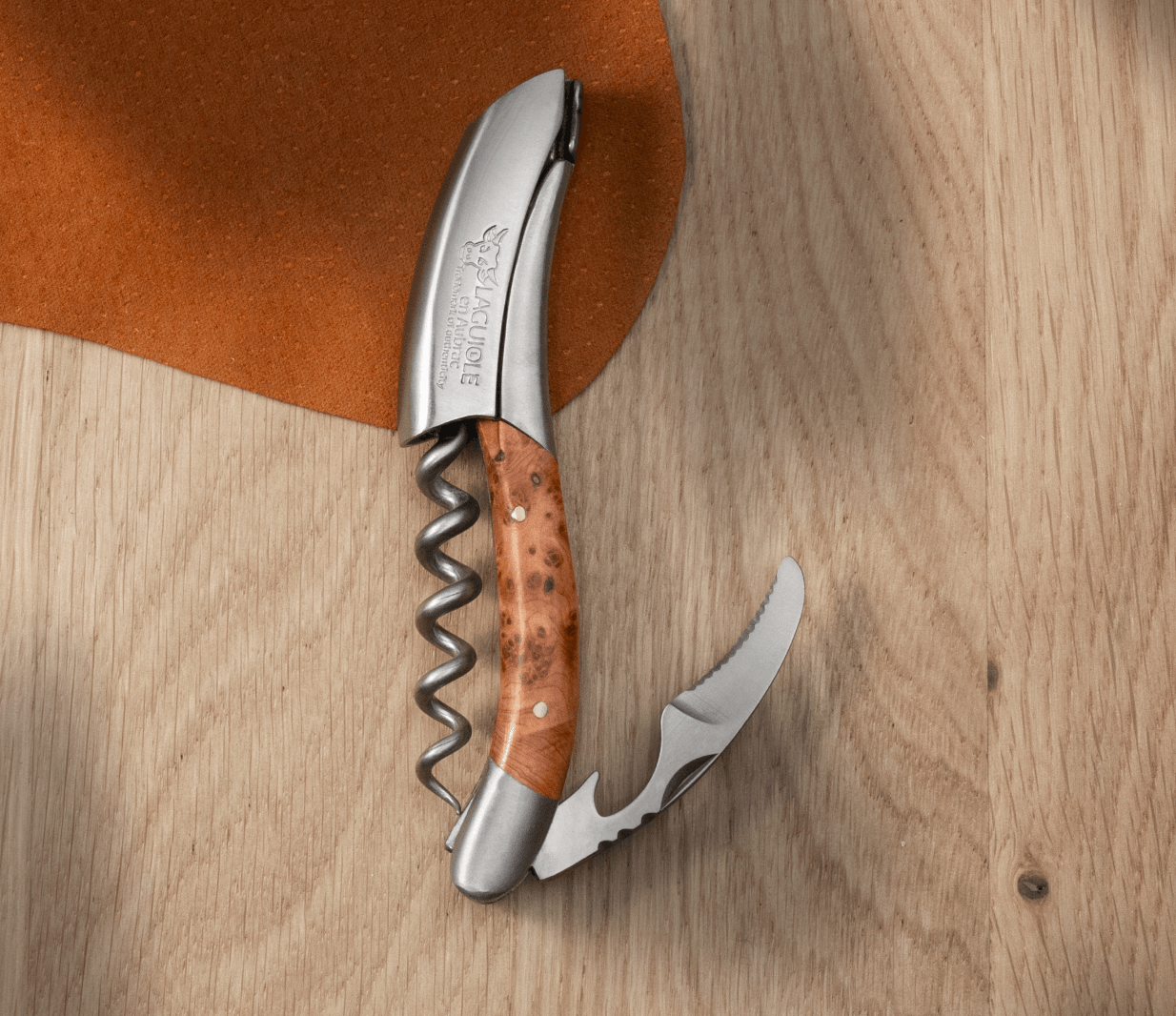 Classic Laguiole Sommelier – Juniper Wood – Matte Finish