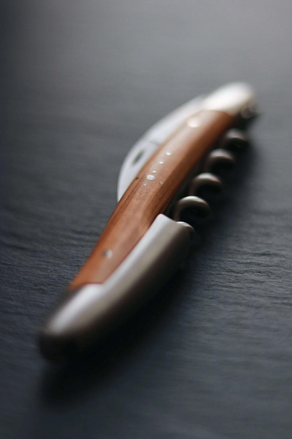 Forge De Laguiole, Pocket knife, 11 cm, olivewood handle, matt finish