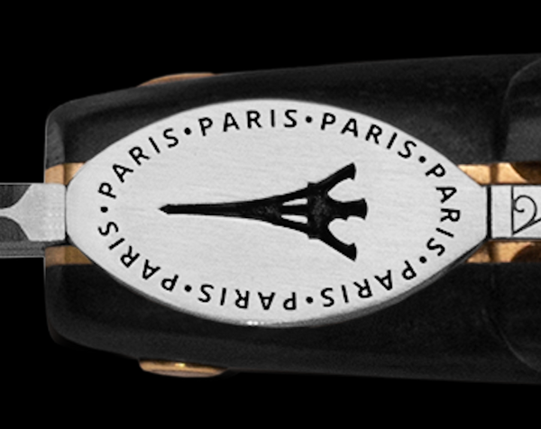 Laguiole En Aubrac - ORIGINE TOUR EIFFEL - Pocketknife with ebony handle