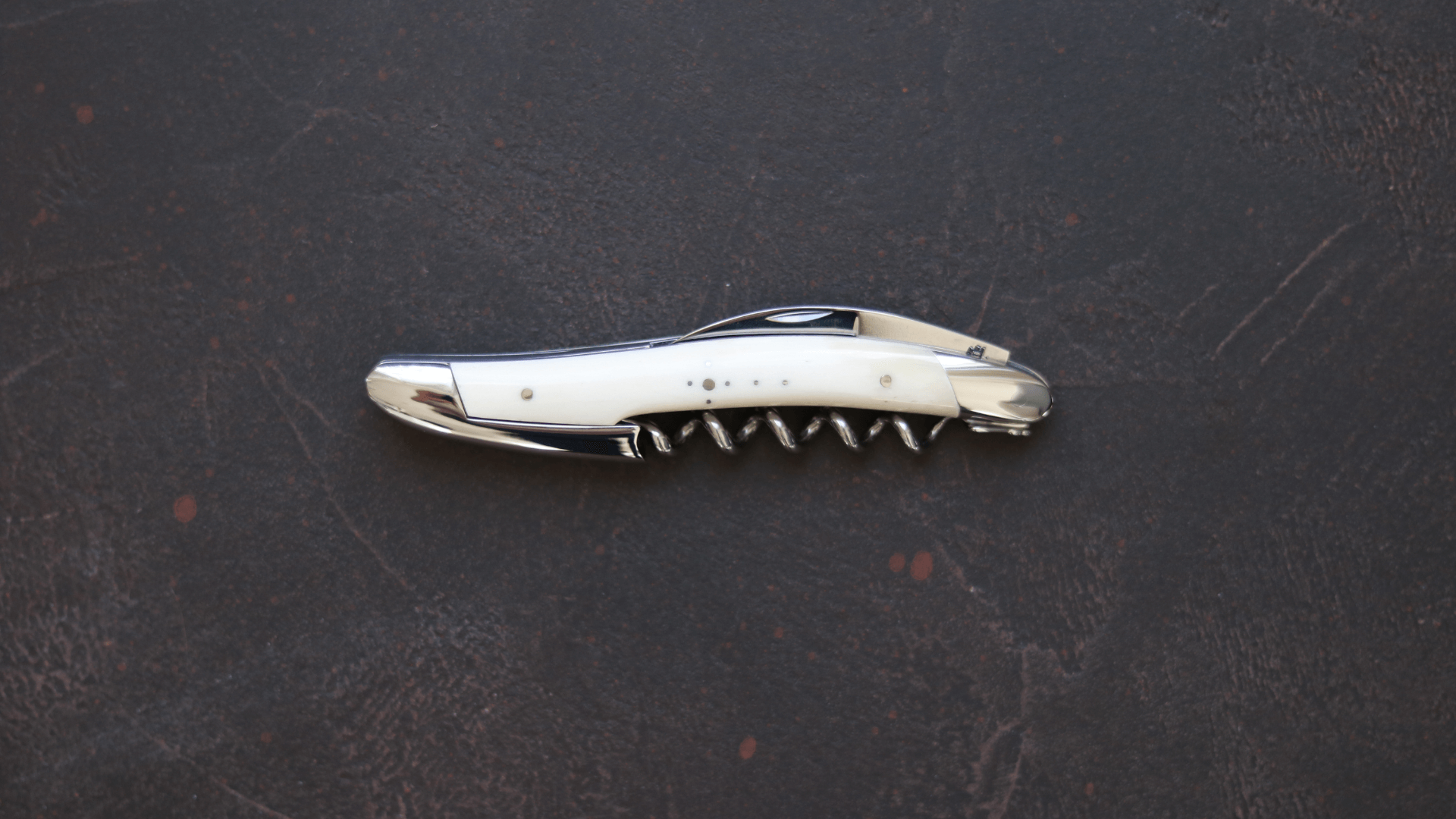 Forge De Laguiole Sommelier Bone Corkscrew with High polish finish