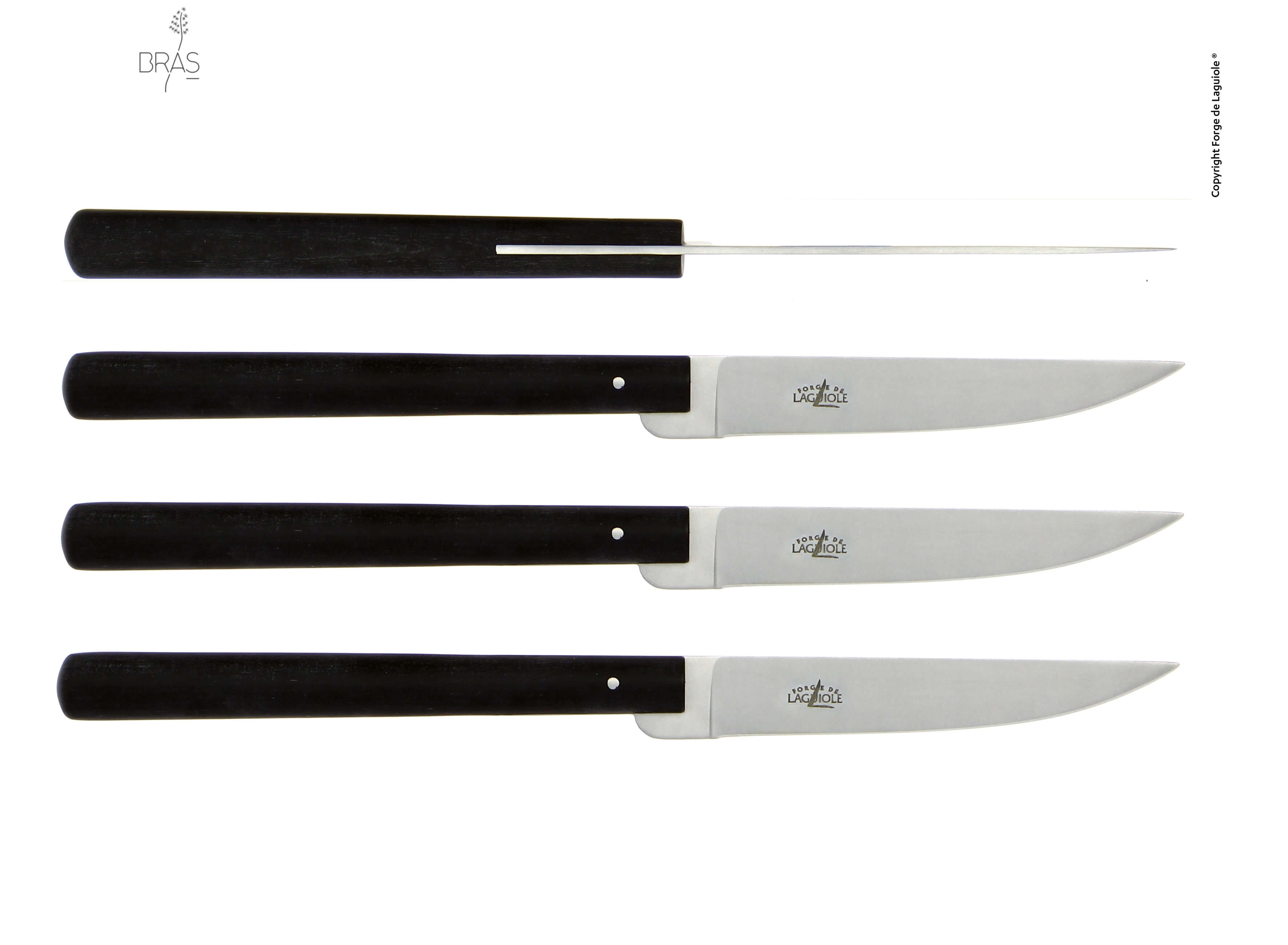 Forge De Laguiole Set of steak knives - Design by Michel and Sebastian Bras.