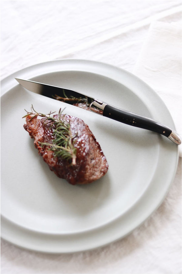 Forge De Laguiole knives with Dark Horn handles