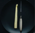 Forge De Laguiole knives with Bone handle, 2 stainless steel bolsters and High Polished Stainless Steel Blade