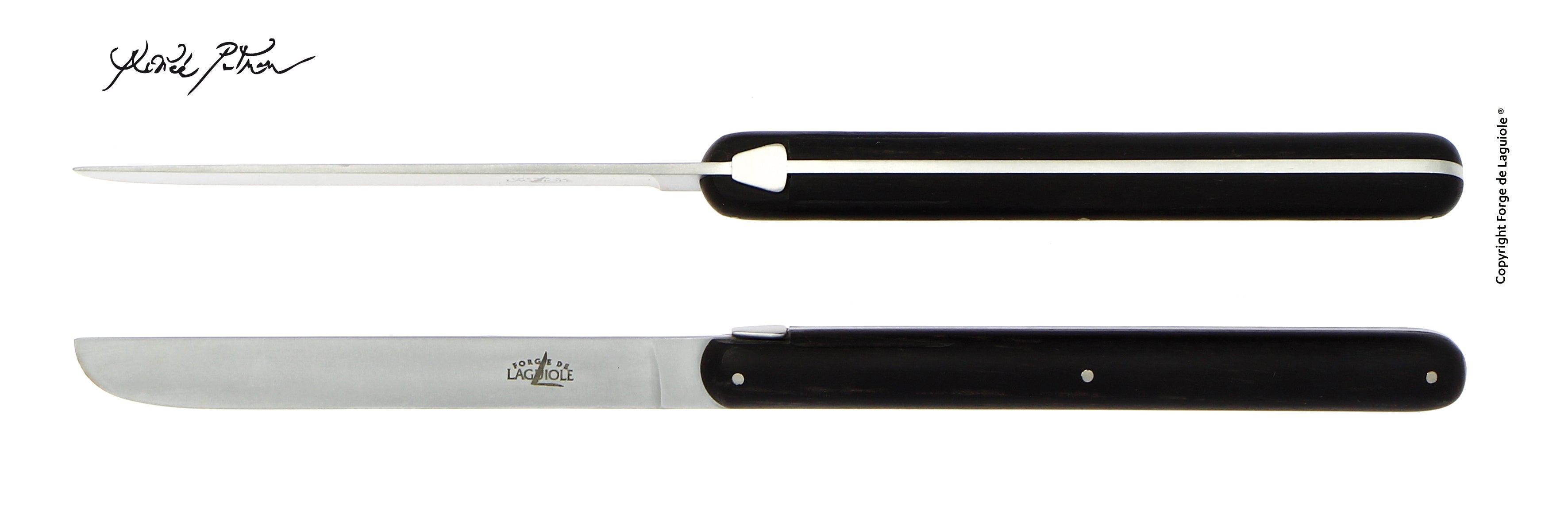 Forge de Laguiole Putman Ebony Table Knives | Andrée Putman
