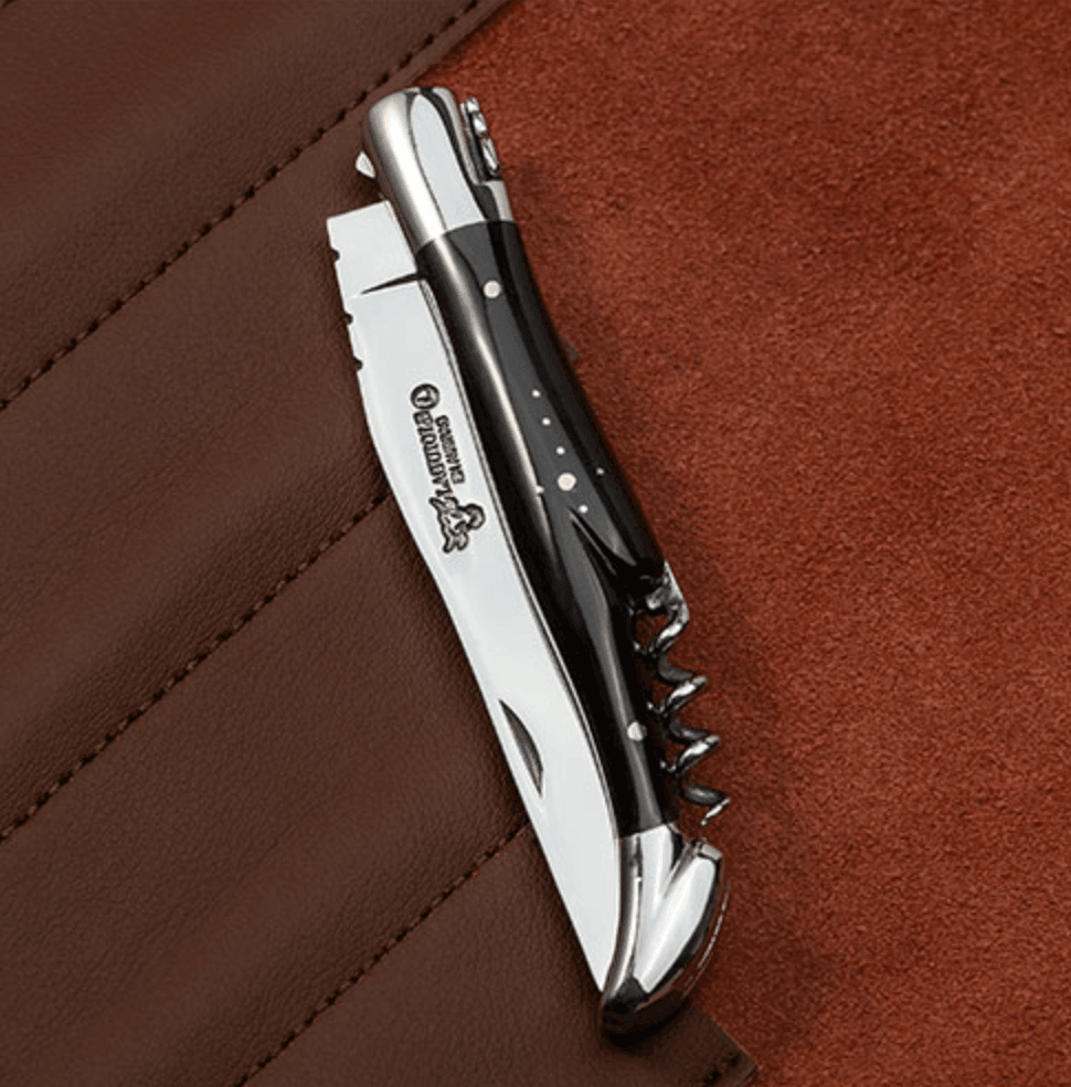Laguiole en Aubrac - couteau-laguiole-buffle with corkscrew