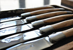 Laguiole En Aubrac Olive Wood Steak Knives