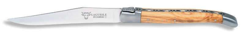 Laguiole En Aubrac Olive Wood Steak Knives