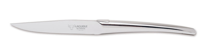 Laguiole En Aubrac Polished Stainless Steel Steak Knives
