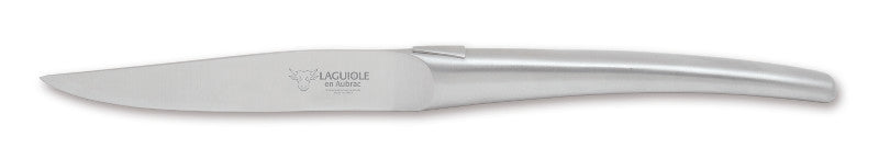Laguiole En Aubrac Matt Stainless Steel Steak Knives