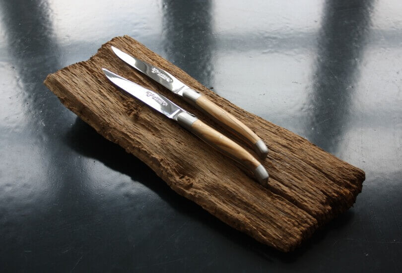 Laguiole En Aubrac Olive Wood Steak Knives