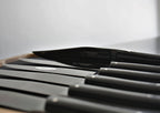 Laguiole En Aubrac Knives with Black Paperstone handle