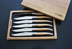 Laguiole En Aubrac Olive Wood Steak Knives