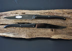 Laguiole En Aubrac Knives with Black Paperstone handle