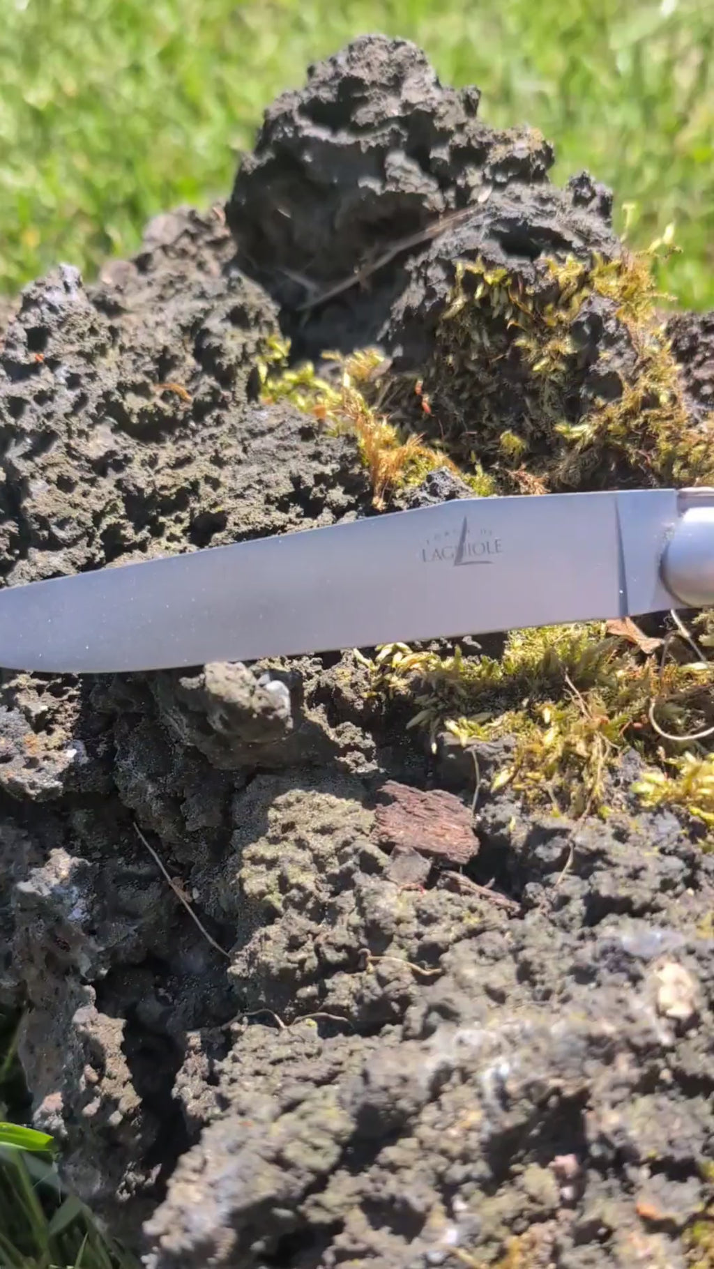 Forge De Laguiole Olivewood handle and a Satin Finish