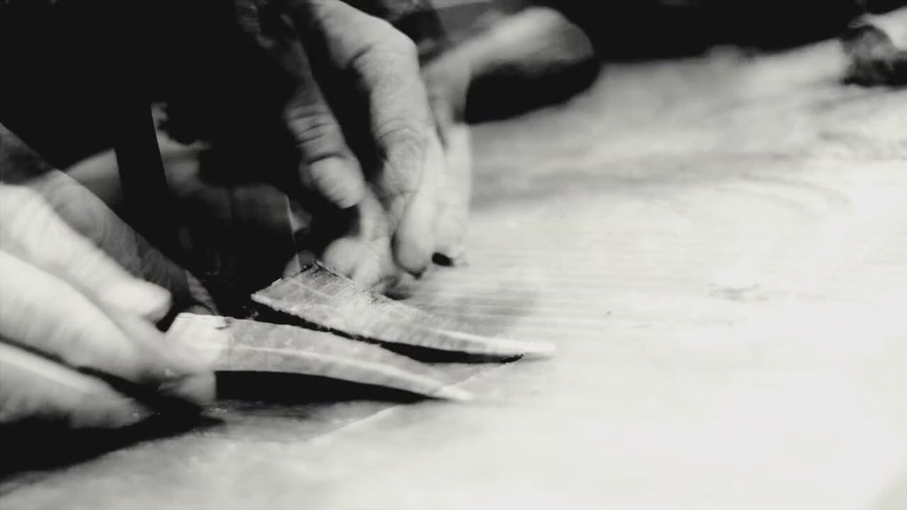 Forge De Laguiole knives with Ebony handle and Stainless Steel Satin Finish